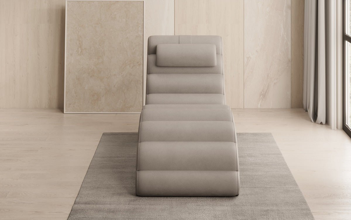 Designer Relax-ligstoel Malina in Echtleder