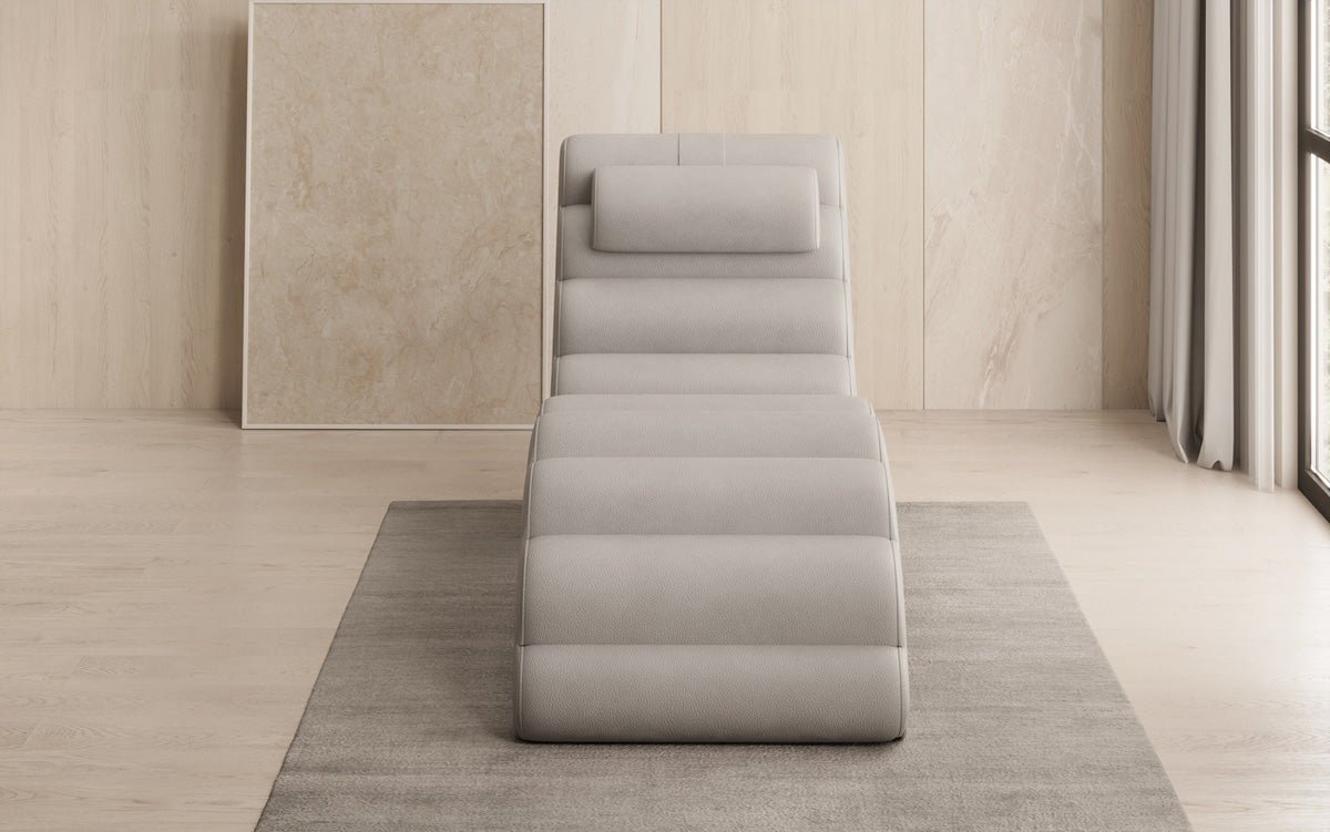 Designer Relax-ligstoel Malina in Echtleder