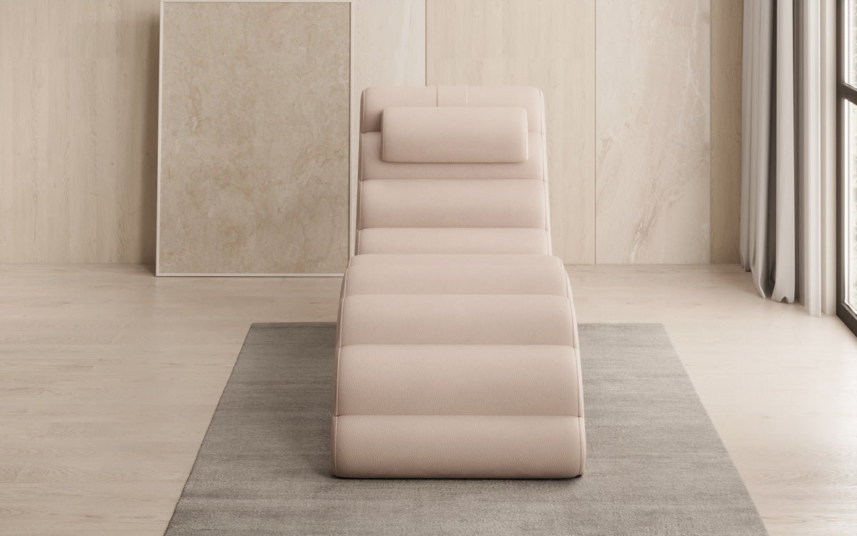 Designer Relax-ligstoel Malina in Echtleder