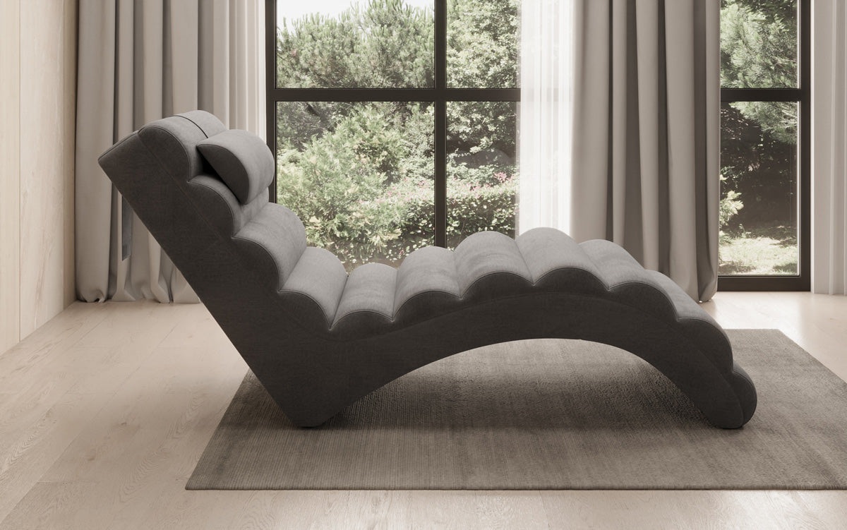 Designer Relax-ligstoel Malina in Fluweel