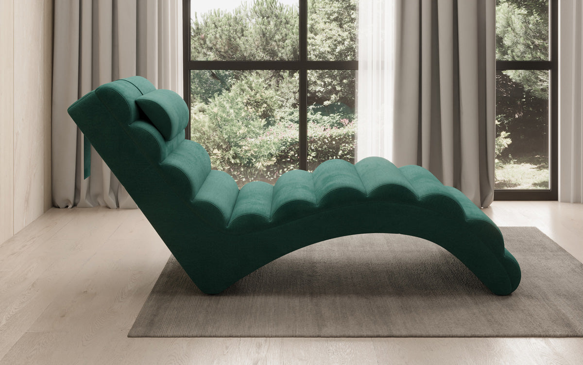 Designer Relax-ligstoel Malina in Fluweel