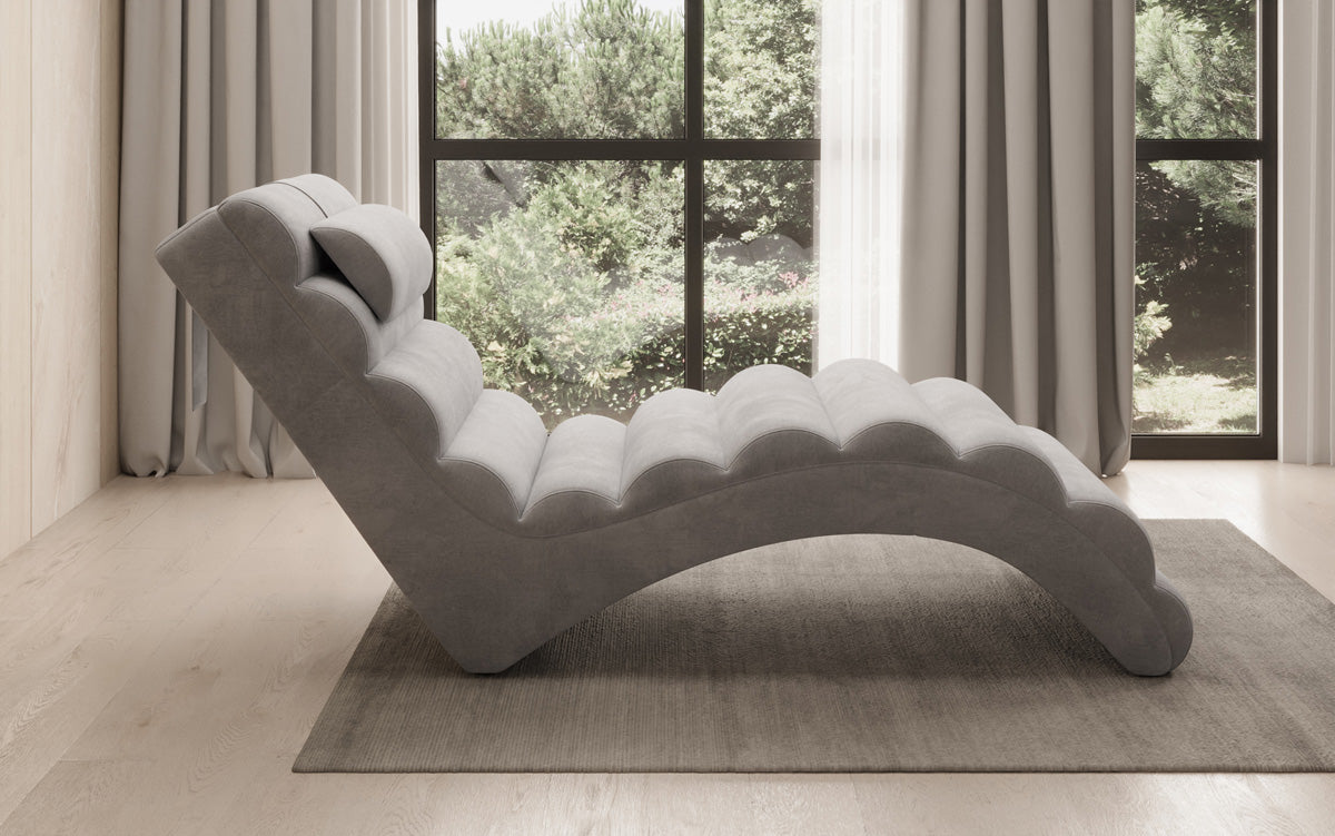 Designer Relax-ligstoel Malina in Fluweel