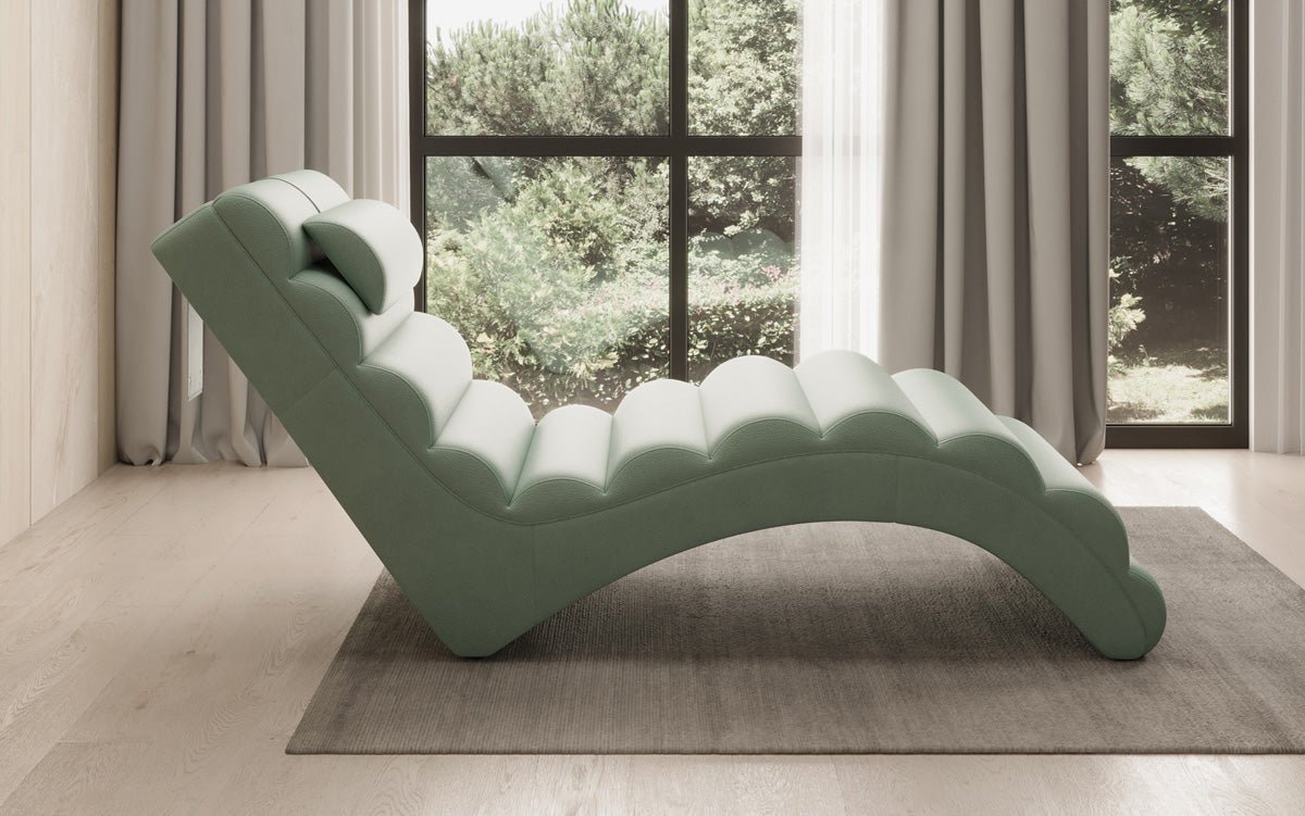 Designer Relax-ligstoel Malina in Echtleder