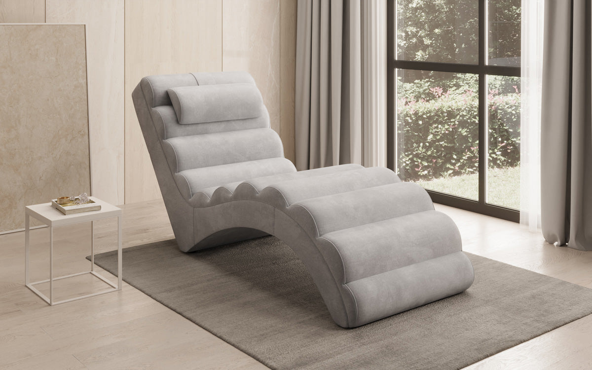 Designer Relax-ligstoel Malina in Fluweel