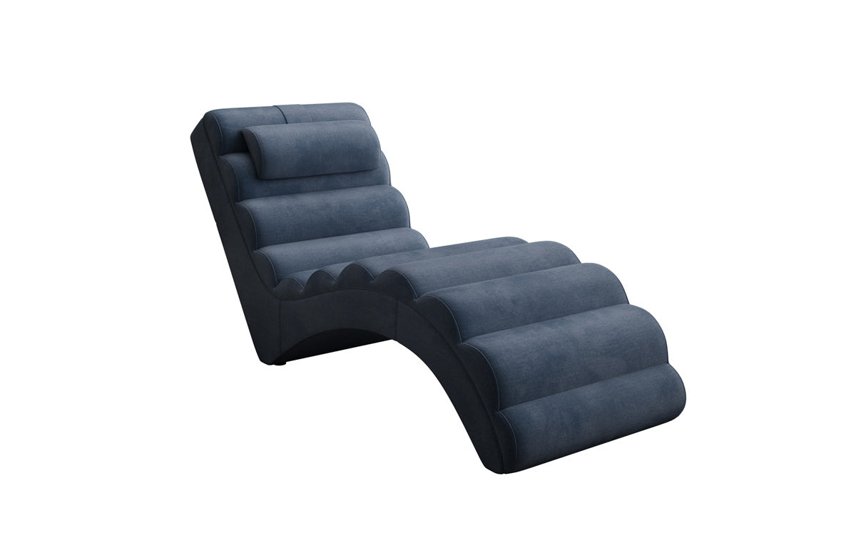 Designer Relax-ligstoel Malina in Fluweel