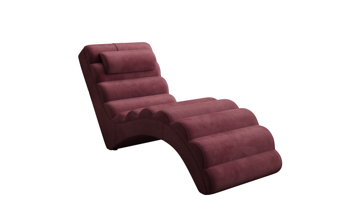 Designer Relax-ligstoel Malina in Fluweel