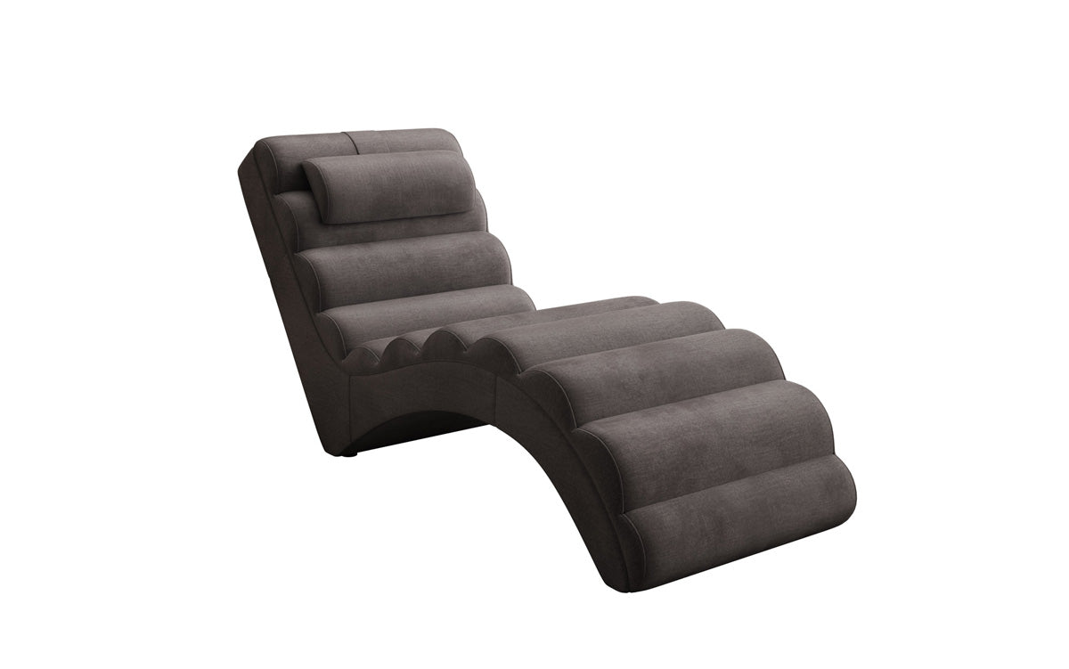 Designer Relax-ligstoel Malina in Fluweel