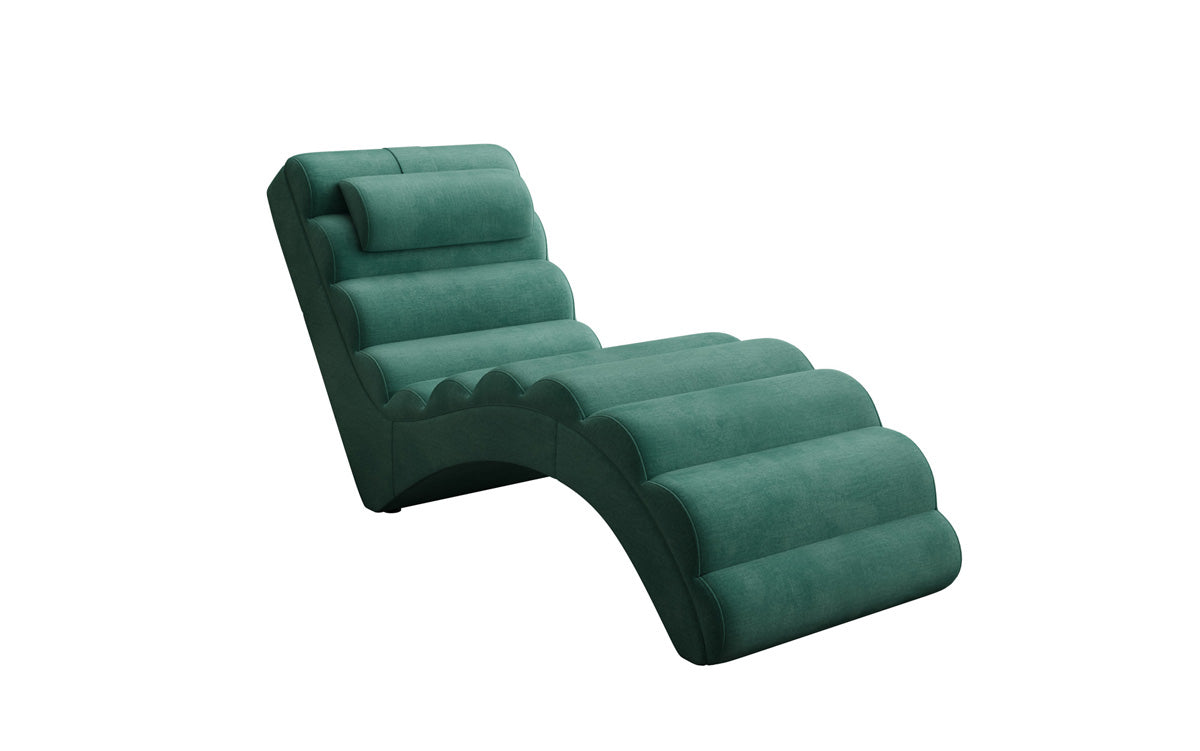 Designer Relax-ligstoel Malina in Fluweel