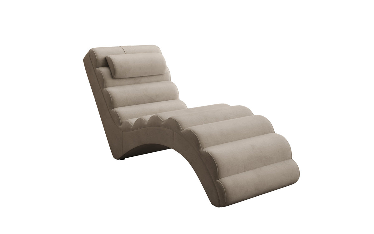 Designer Relax-ligstoel Malina in Fluweel