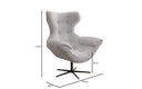 Designer bank-fauteuil Aurelio incl. bijzetkruk in Bouclé