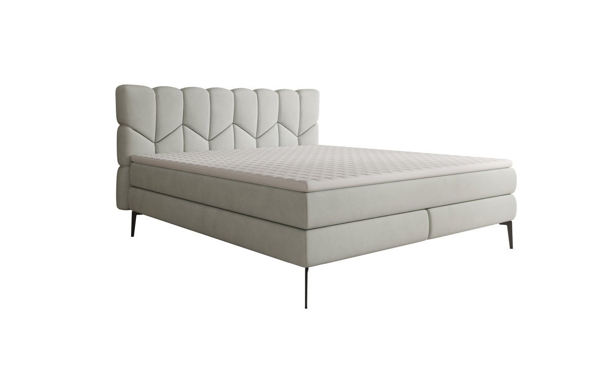 Boxspringbed Mirea in Echtleder