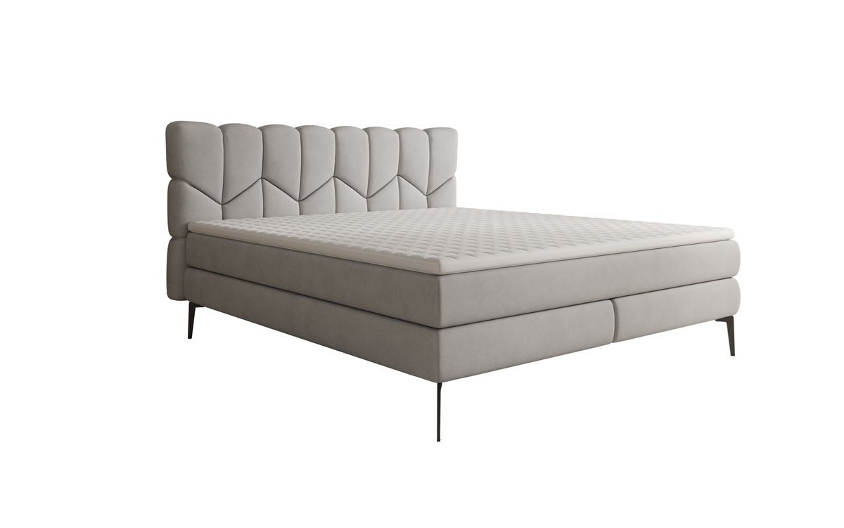 Boxspringbed Mirea in Echtleder