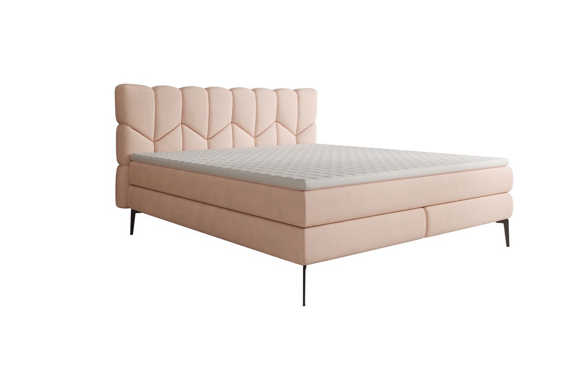 Boxspringbed Mirea in Echtleder