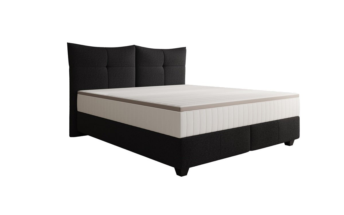 Boxspringbed Veyora in Bouclé