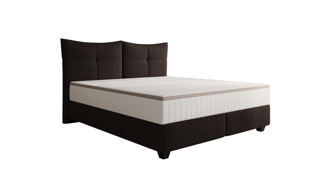 Boxspringbed Veyora in Bouclé