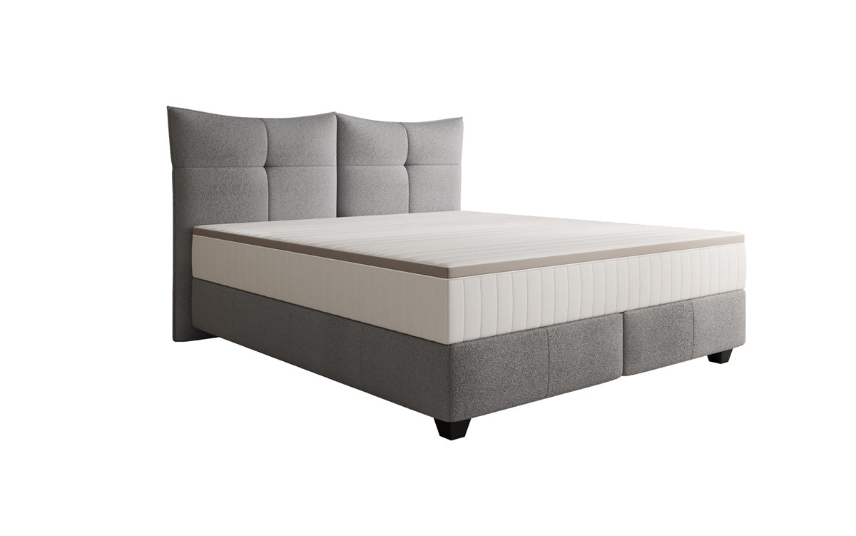 Boxspringbed Veyora in Bouclé