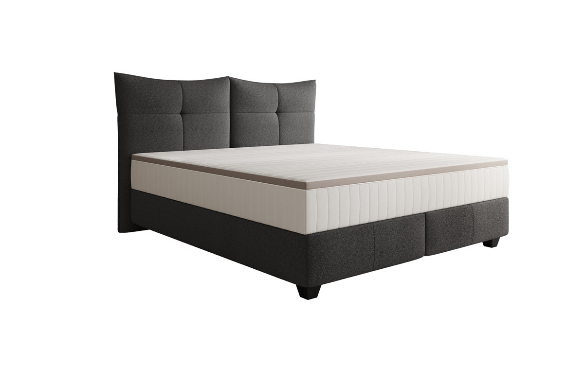 Boxspringbed Veyora in Bouclé