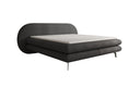 Boxspringbed Marisol met ovale hoofdbord in Bouclé