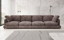 Designer 4-zitsbank Thalessa in Ribstof