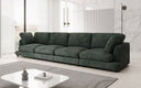 Designer 4-zitsbank Thalessa in Ribstof