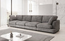Designer 4-zitsbank Thalessa in Ribstof