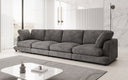 Designer 4-zitsbank Thalessa in Ribstof
