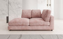 Designer chaise longue/sofa Thalessa in ribstof