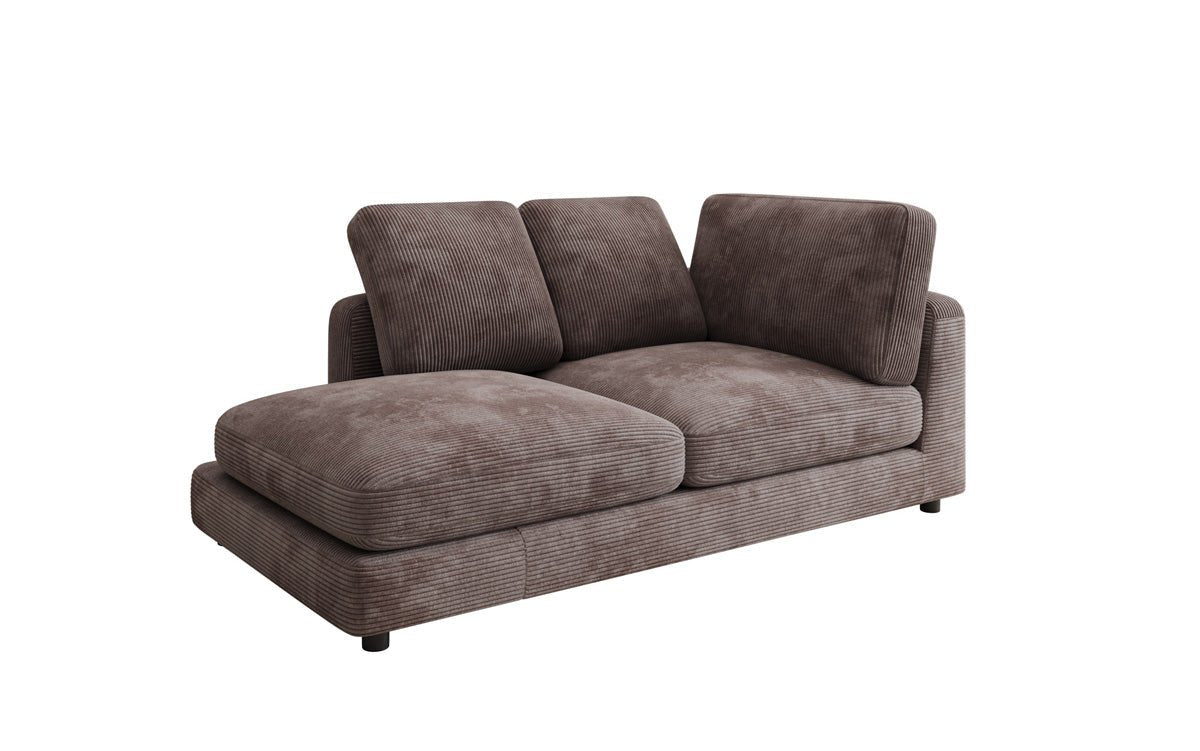 Designer Chaiselounge/Sofa Thalessa in Ribstof