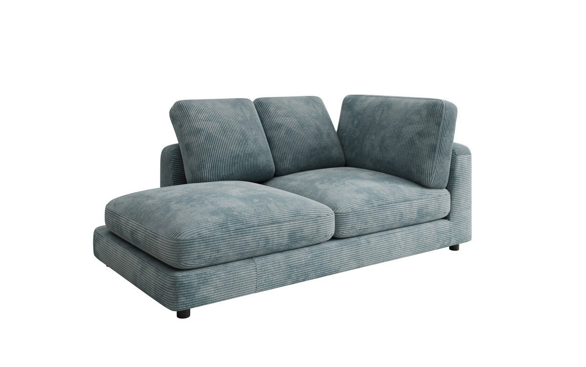 Designer Chaiselounge/Sofa Thalessa in Ribstof