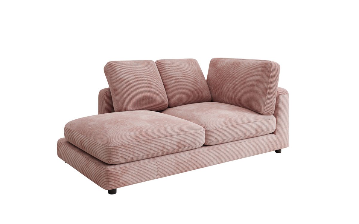 Designer Chaiselounge/Sofa Thalessa in Ribstof