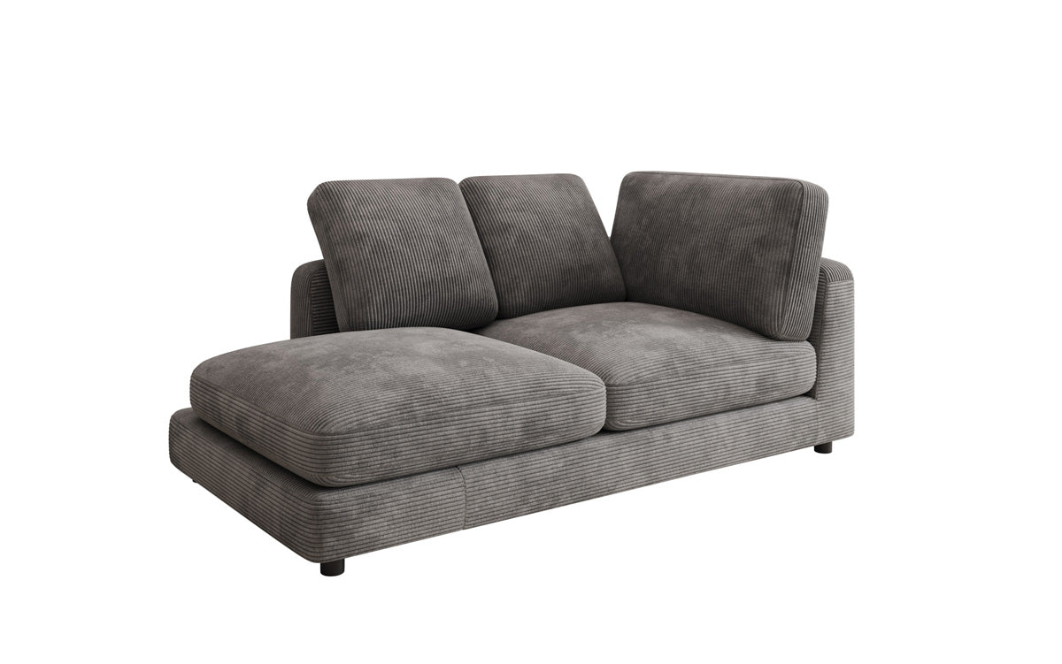 Designer Chaiselounge/Sofa Thalessa in Ribstof