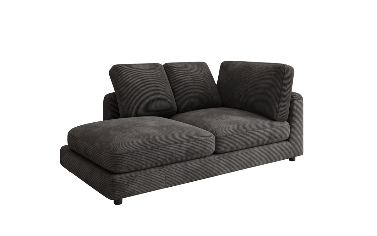 Designer Chaiselounge/Sofa Thalessa in Ribstof