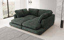 Designer loungebank Thalessa in ribstof