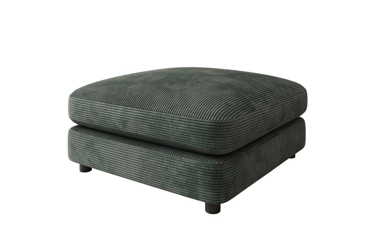 Bijzetkruk Thalessa in Ribstof 90x90cm