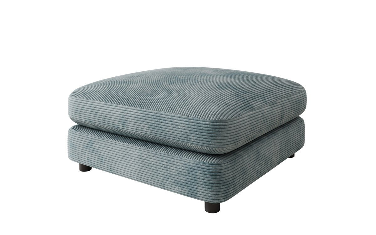 Bijzetkruk Thalessa in Ribstof 90x90cm