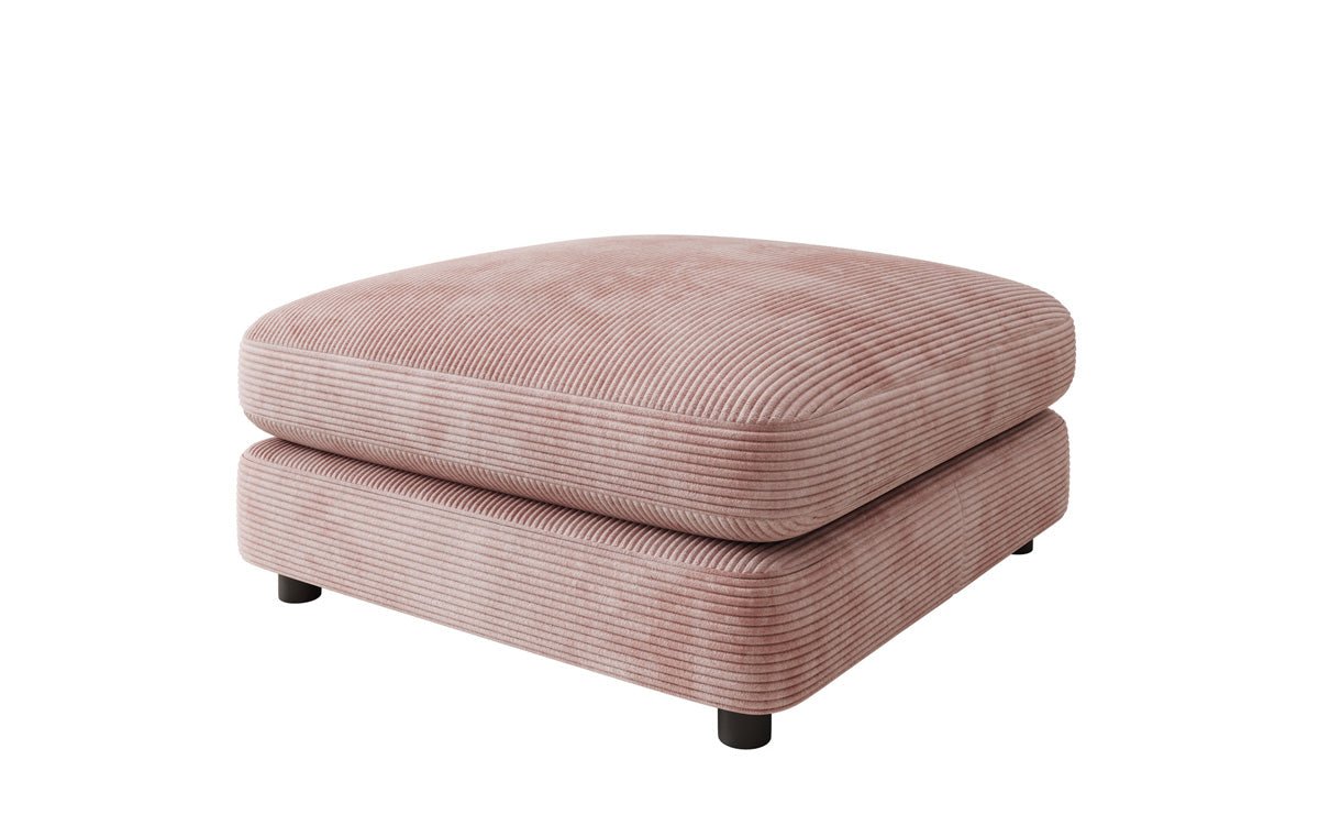 Bijzetkruk Thalessa in Ribstof 90x90cm