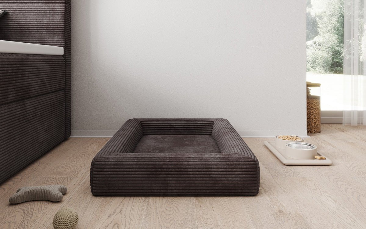Hondenbed Cordino 80 × 60 cm in Ribstof