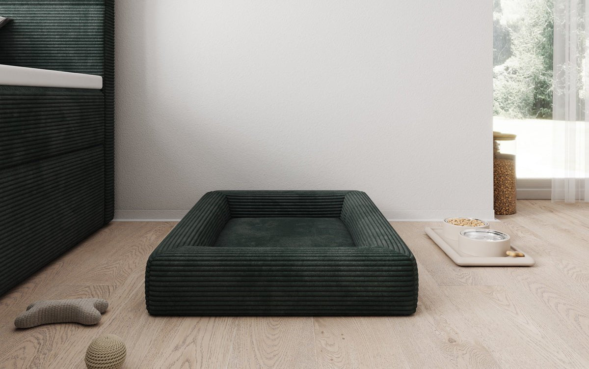 Hondenbed Cordino 80 × 60 cm in Ribstof