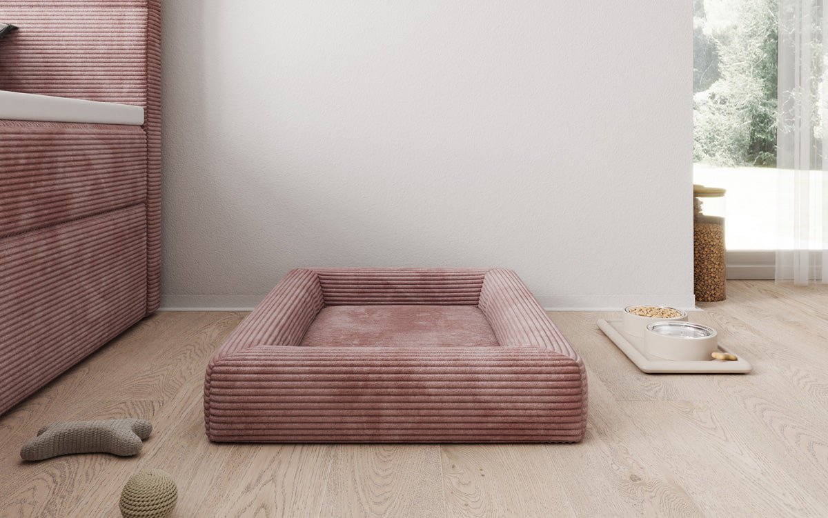 Hondenbed Cordino 80 × 60 cm in Ribstof
