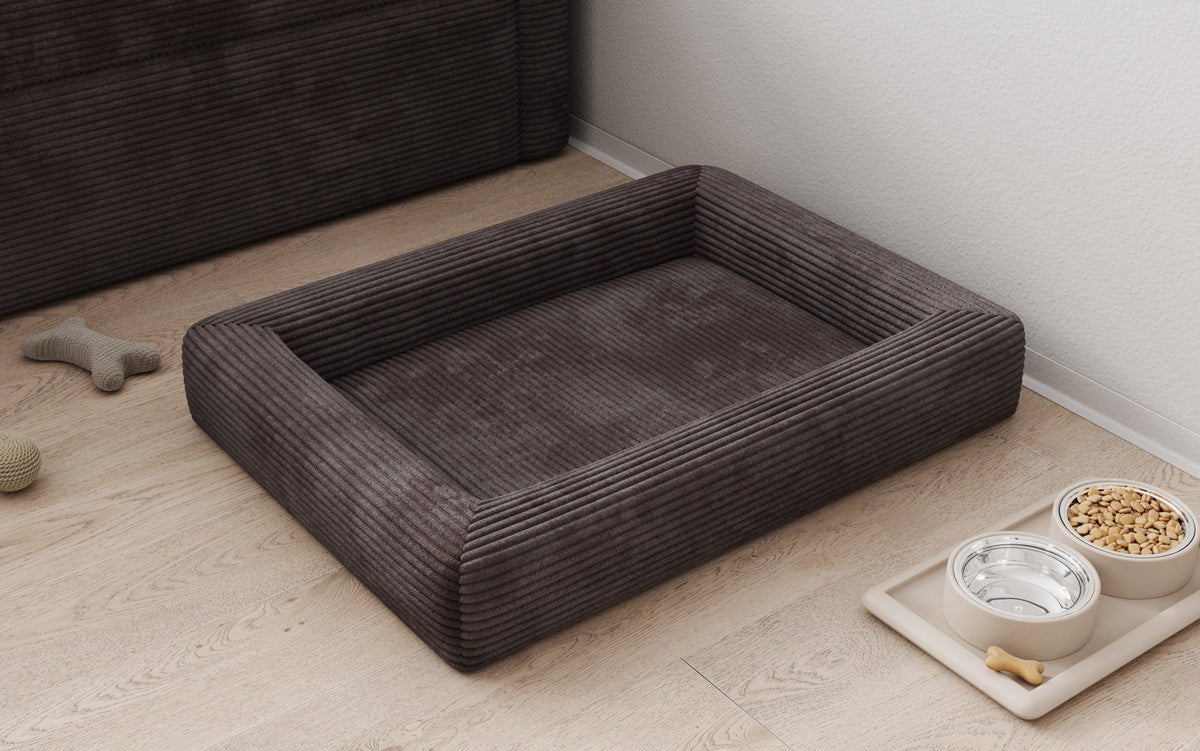 Hondenbed Cordino 80 × 60 cm in Ribstof
