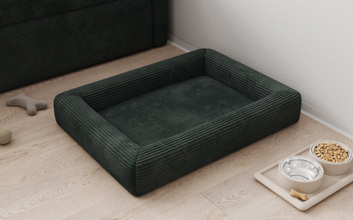 Hondenbed Cordino 80 × 60 cm in Ribstof