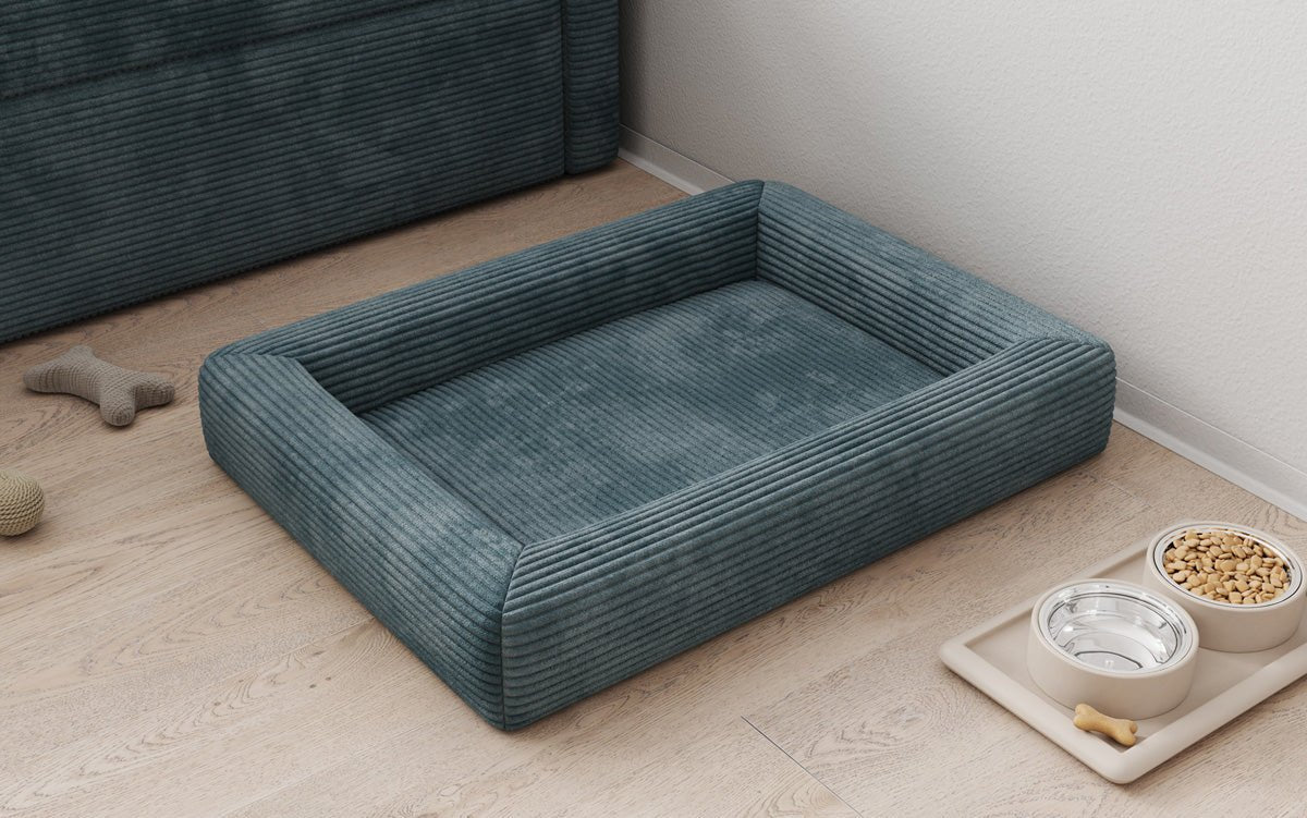 Hondenbed Cordino 80 × 60 cm in Ribstof
