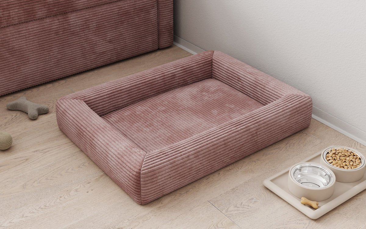 Hondenbed Cordino 80 × 60 cm in Ribstof