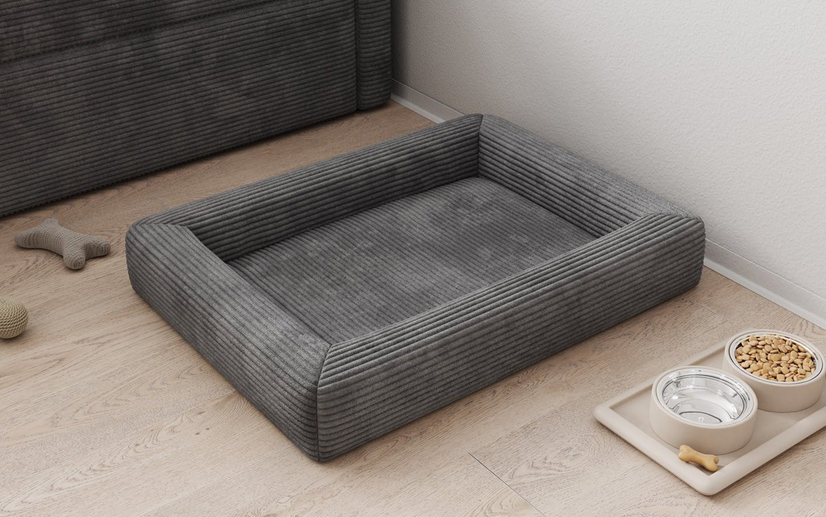 Hondenbed Cordino 80 × 60 cm in Ribstof