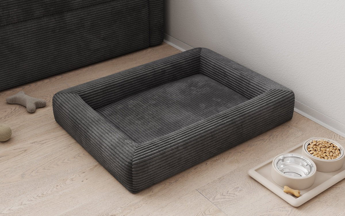 Hondenbed Cordino 80 × 60 cm in Ribstof
