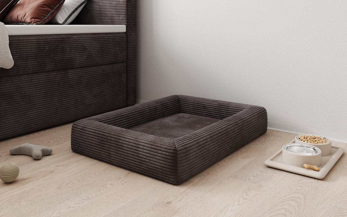 Hondenbed Cordino 80 × 60 cm in Ribstof