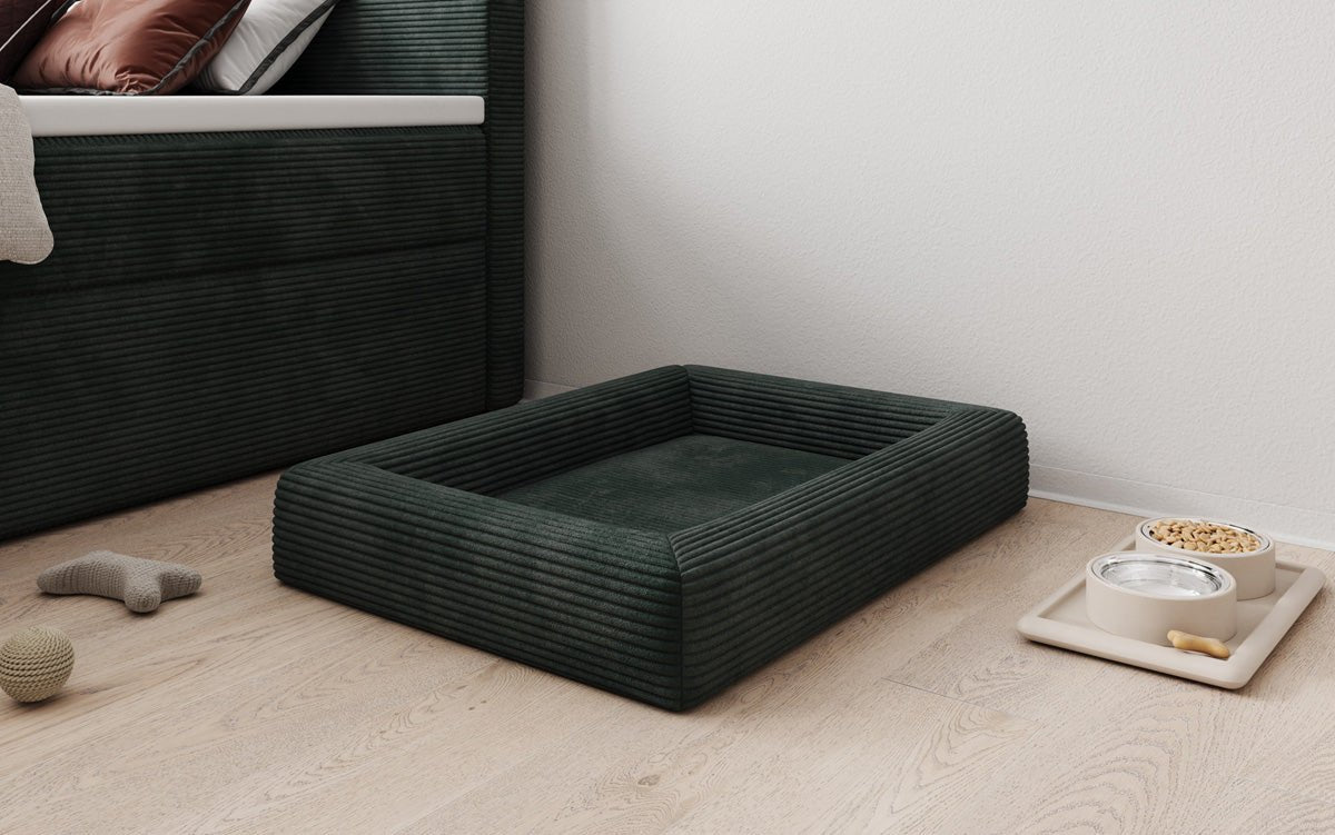 Hondenbed Cordino 80 × 60 cm in Ribstof