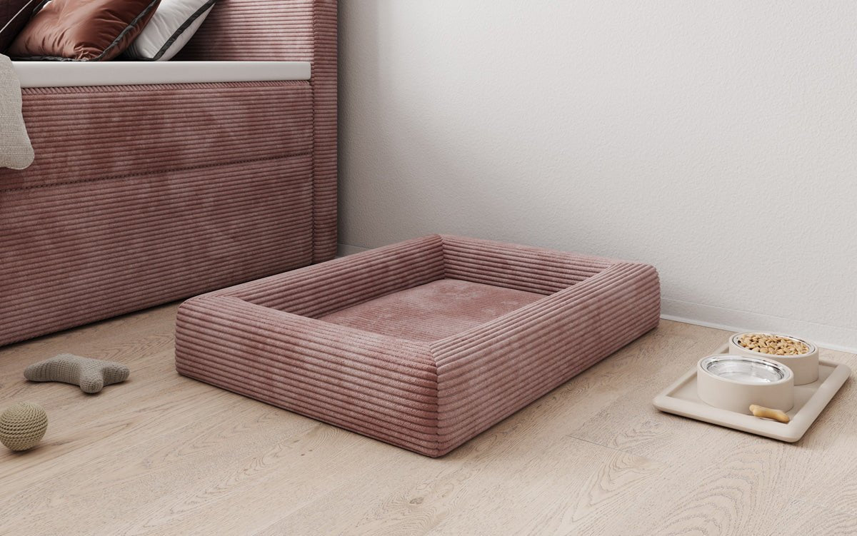 Hondenbed Cordino 80 × 60 cm in Ribstof