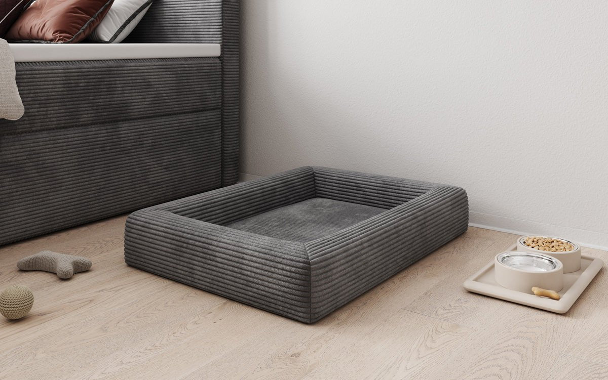 Hondenbed Cordino 80 × 60 cm in Ribstof