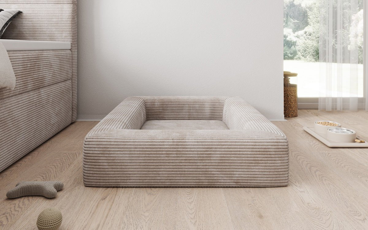 Hondenbed Cordino 80 × 100 cm in Ribstof